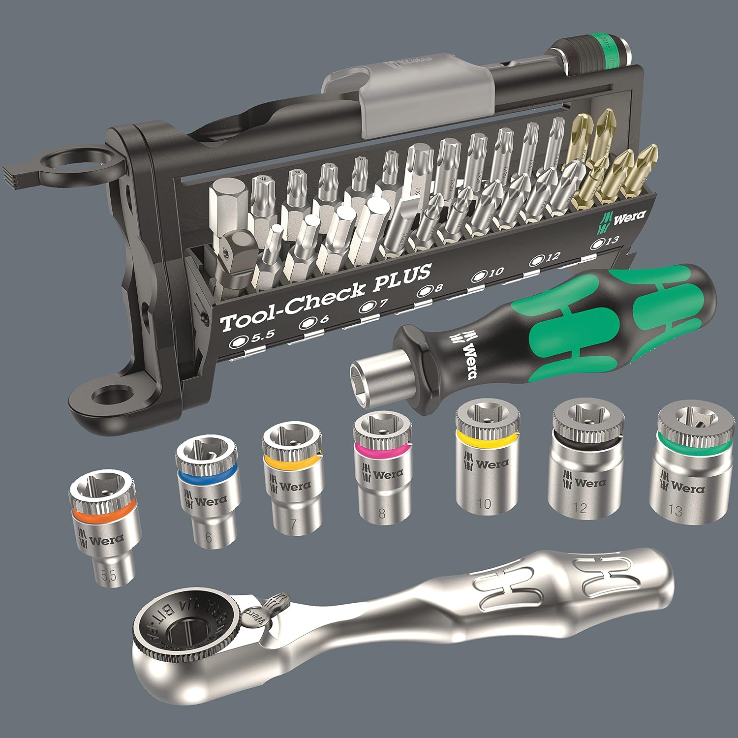 Detalle 1 de Wera 9750 Kraftform Kompakt i Tool-Check PLUS Set 1 – wkład piankowy