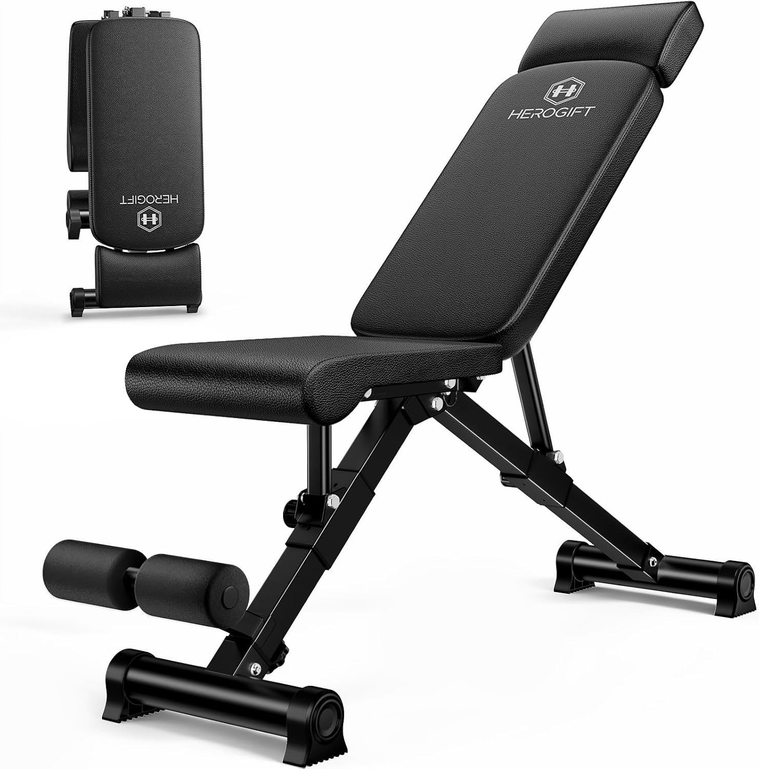 Detalle de HEROGIFT Adjustable Weight Bench 144 Positions