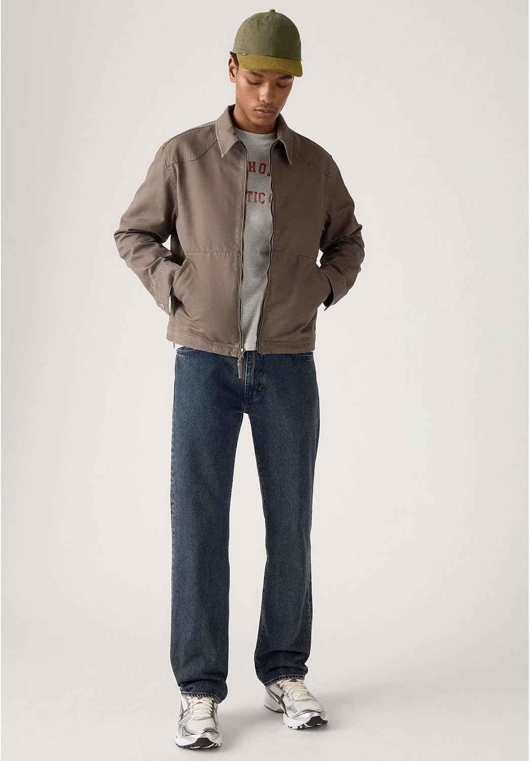 Detalle de Levi's 555 Relaxed Straight-jeans med avslappnad passform och raka ben