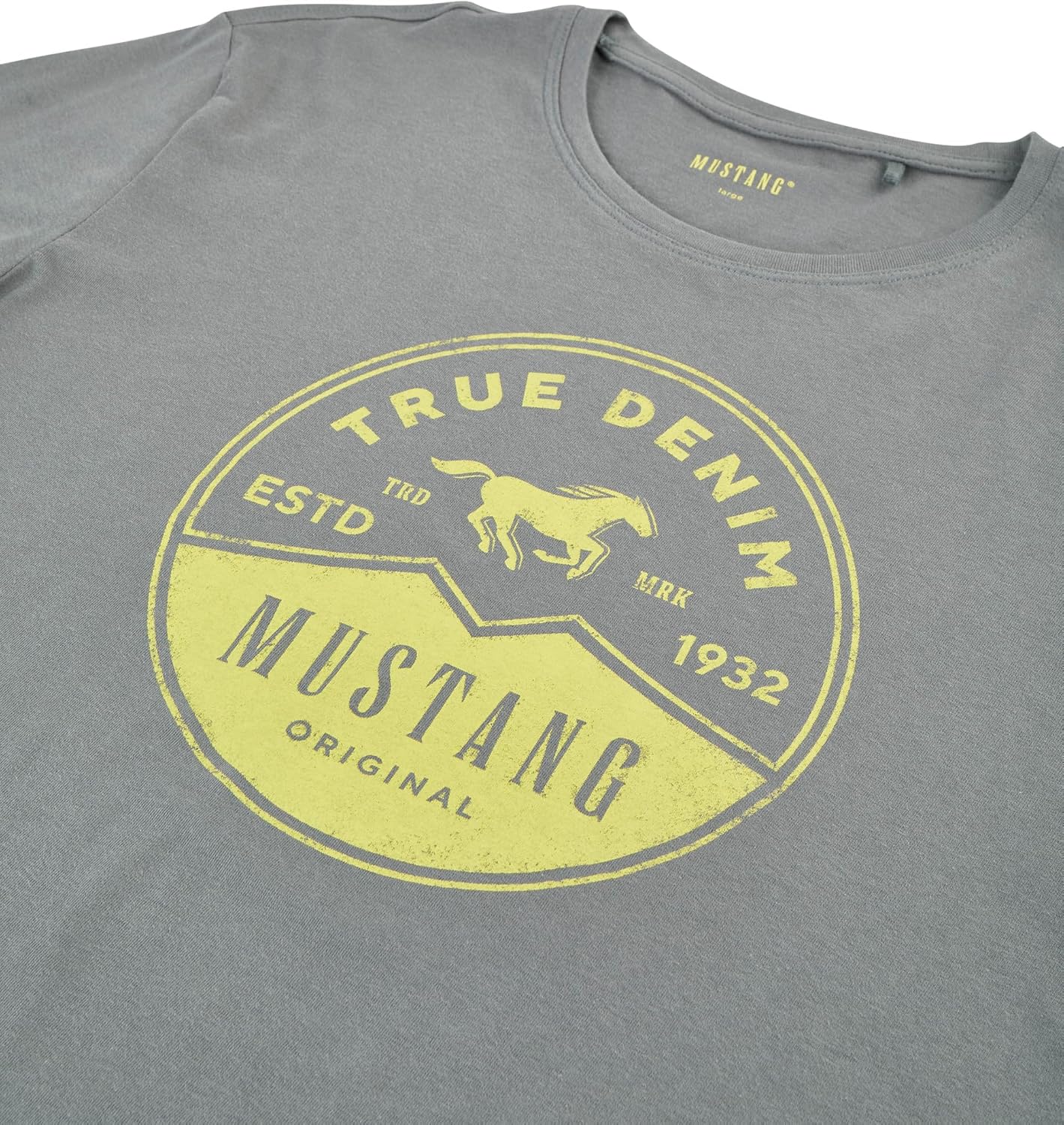 Thumbnail 6 de MUSTANG T-Shirt Herren Regular Fit 4er Pack – Baumwolle, Rundhals, Kurzarm