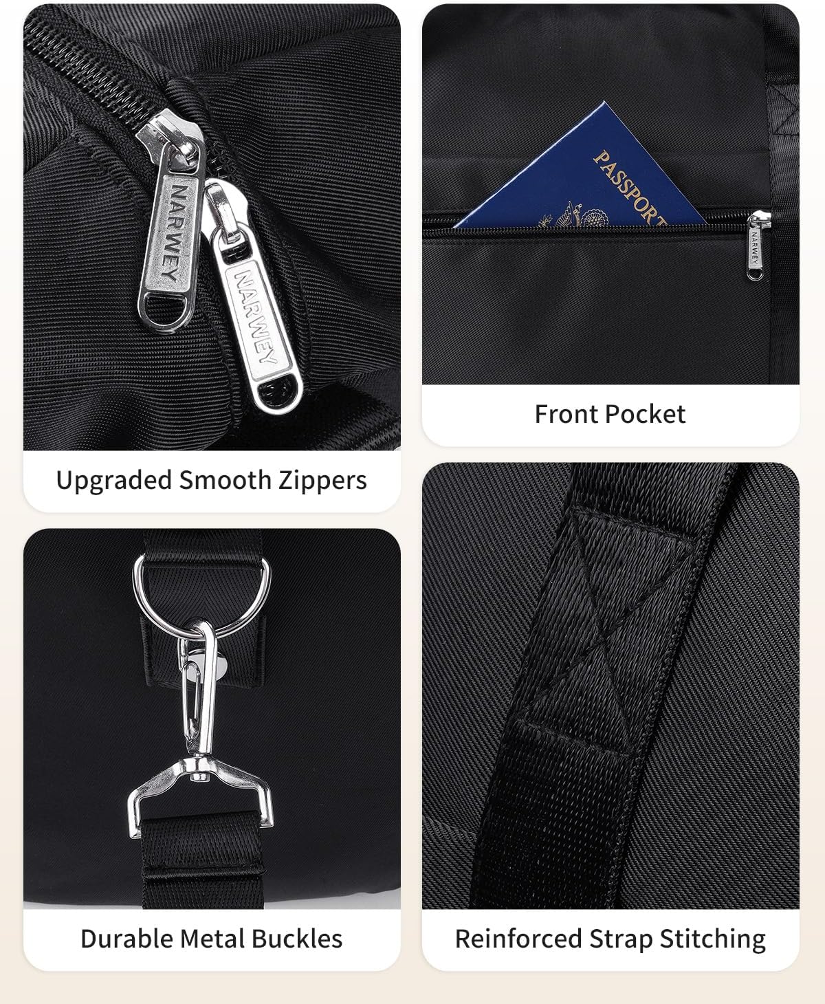 Thumbnail 6 de Narwey Ryanair Cabin Bag 40x30x20 20L