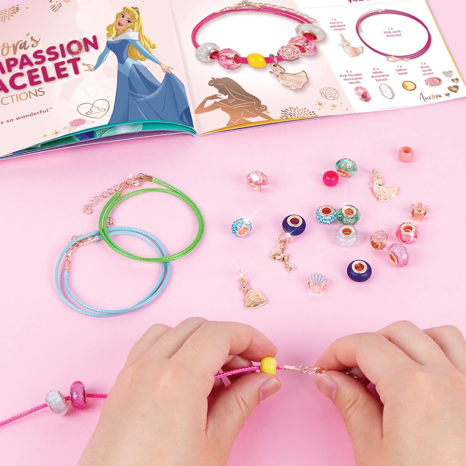 Thumbnail 6 de Make It Real Kit braccialetto fai da te Principesse Disney – Ariel, Aurora e Tiana
