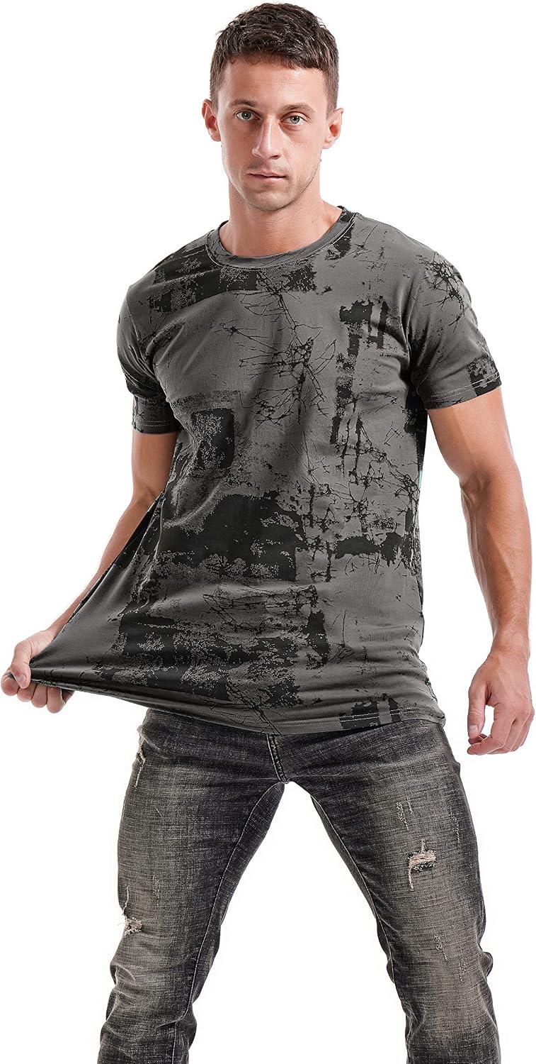 Thumbnail 3 de RONOMO Men's Round Neck Short Sleeve T-Shirt