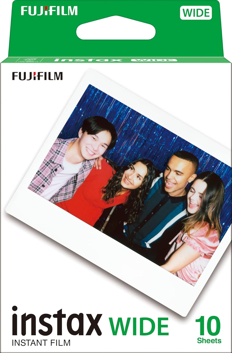 Detalle de Pellicola istantanea Instax WIDE bordo nero (10 scatti), compatibile con fotocamere e stampanti Instax WIDE