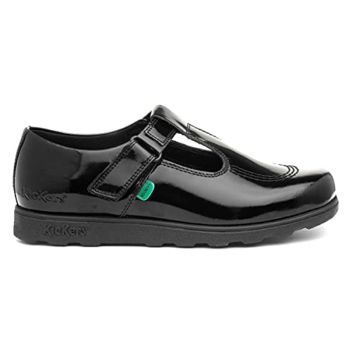 Thumbnail 1 de Kickers Girl's Fragma T-Bar School Shoes – Elegant, Durable & Cushioned for All-Day Comfort