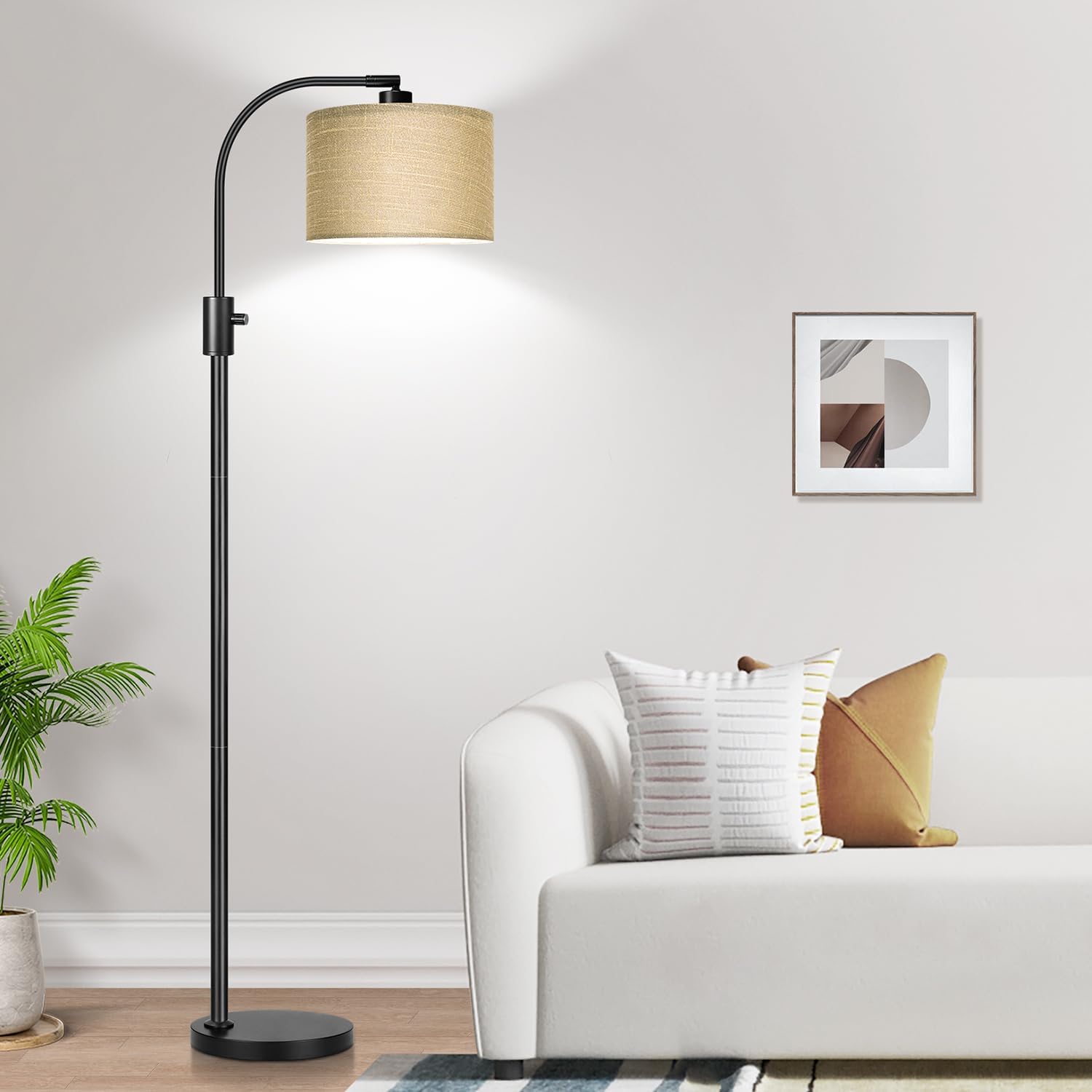 Detalle de Nintiue Dimmable Floor Lamp, 1200 Lumens