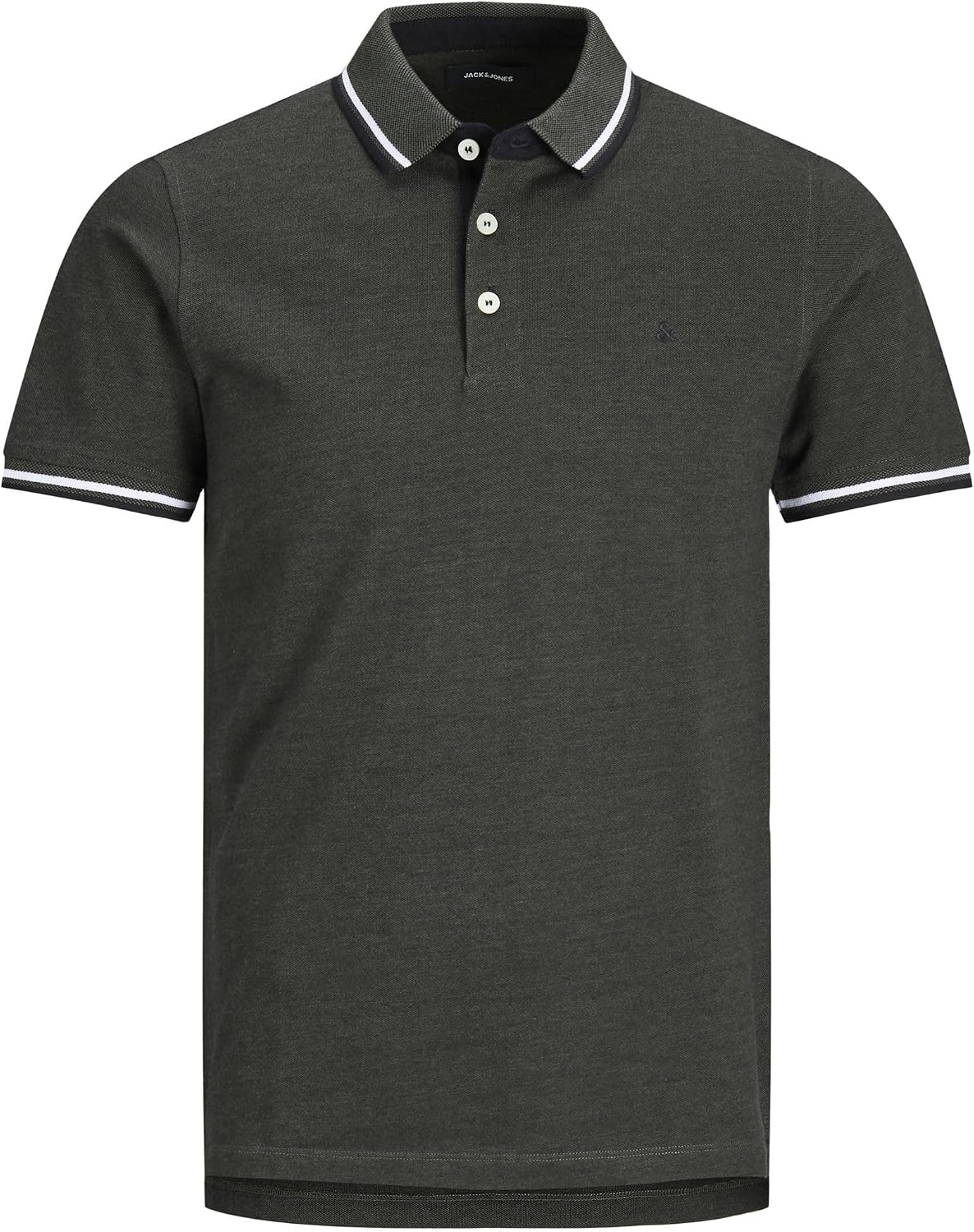 Detalle 2 de JACK & JONES Herren Jjepaulos Polo Ss 2pk Mp T-Shirt – Polo-Shirts im Doppelpack