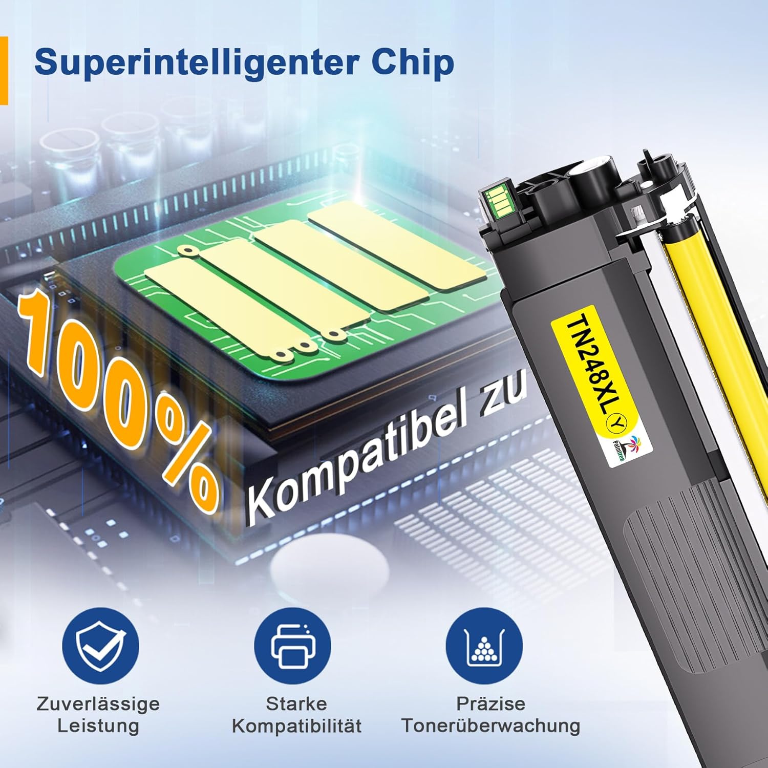 Thumbnail 2 de Palmtree TN248XL/ TN248 kompatibler Toner 5er-Pack für Brother (TN-248BK/C/M/Y)