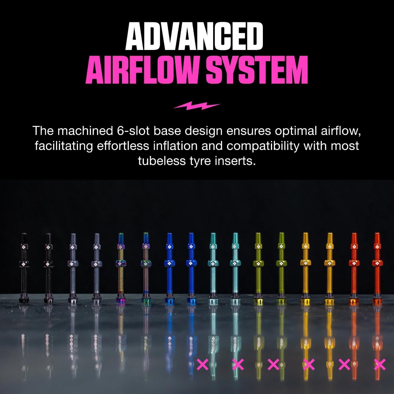 Thumbnail 2 de Muc-Off Valves Presta Tubeless 60 mm anti-fuite (avec outil démonte-obus intégré)