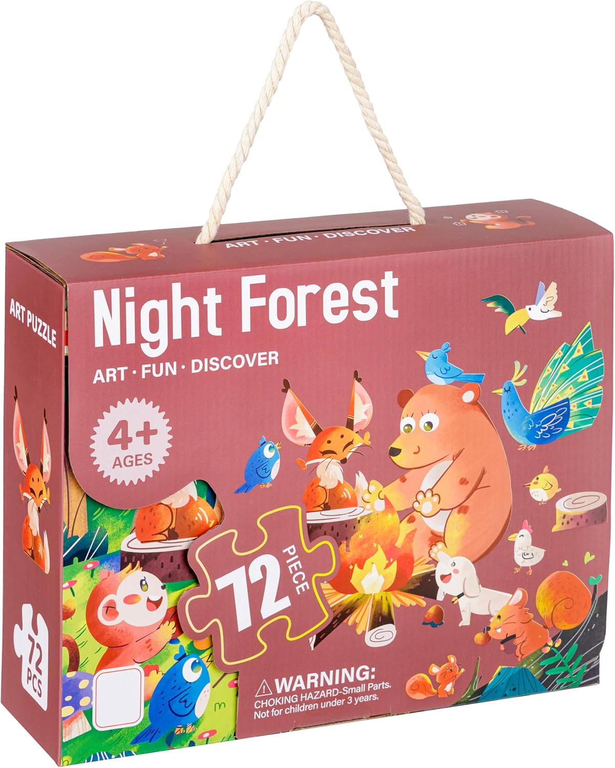 Detalle de Baroni Toys Puzzle per bambini 72 pezzi