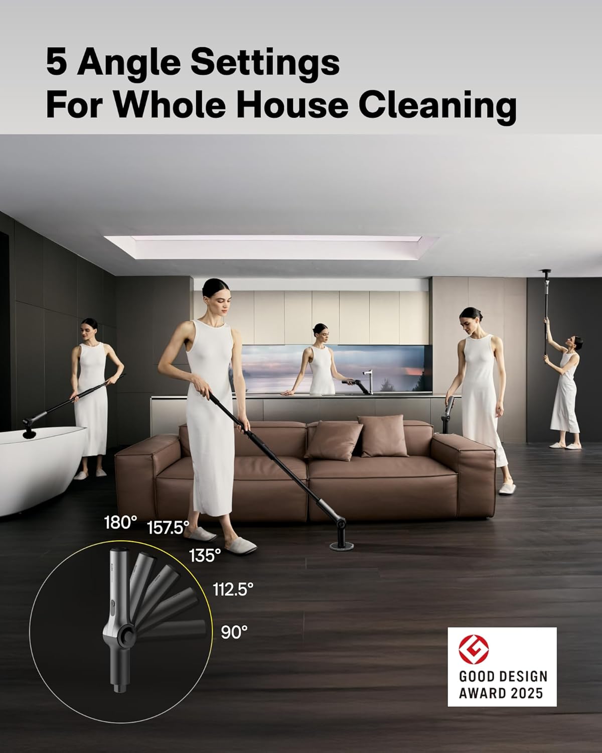 Thumbnail 1 de HOTO Flexi™ Electric Cleaning Brush 36–136cm