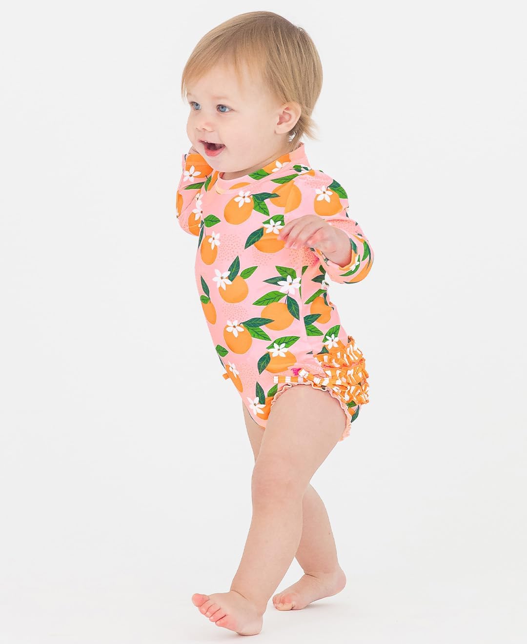 Thumbnail 1 de RuffleButts UPF 50+ Rash Guard One Piece