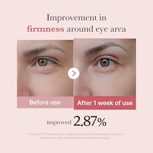 Detalle 2 de medicube Salmon DNA PDRN Pink Peptide Eye Serum con niacinamida y retinol 99% – cuidado de ojos coreano