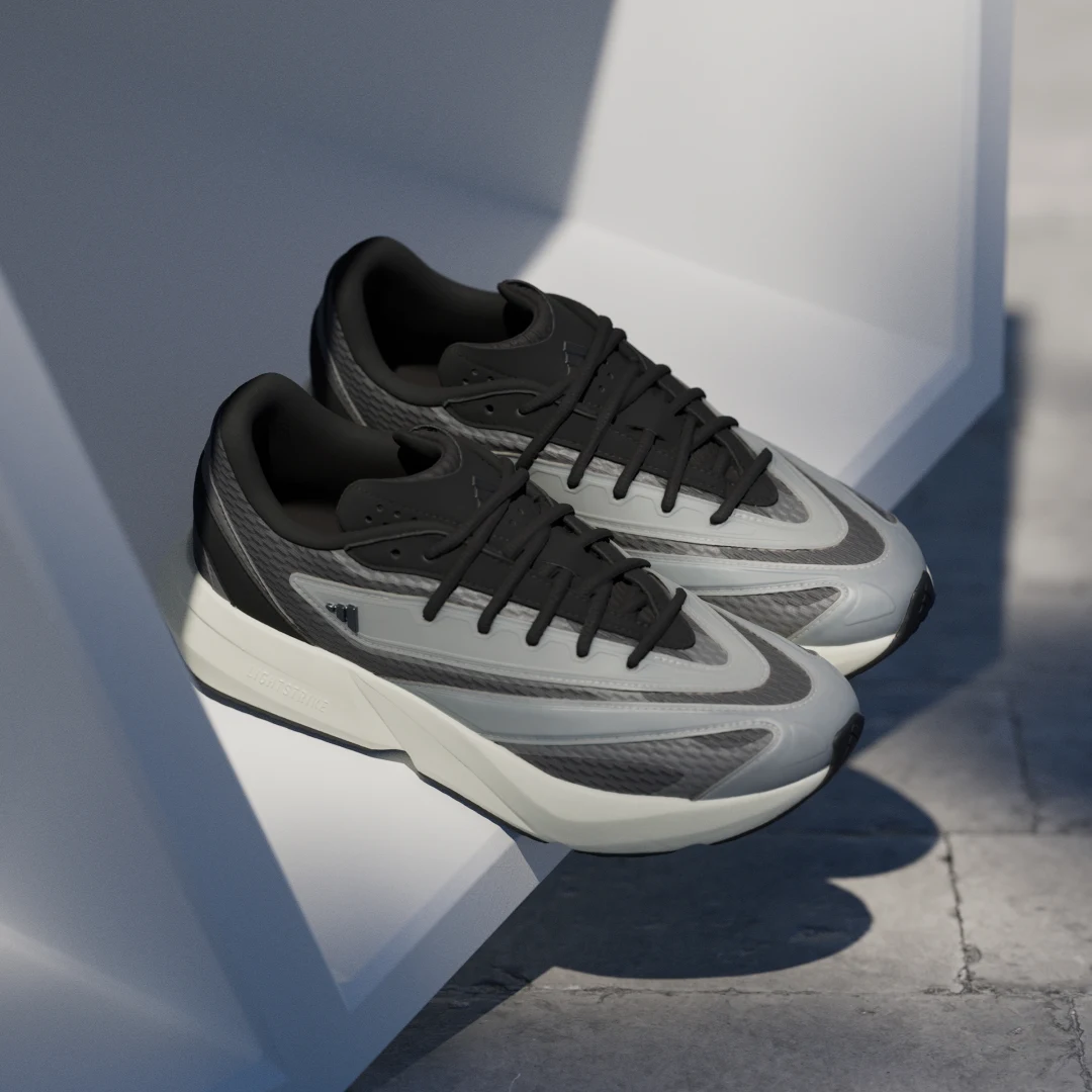 Detalle 2 de Adidas Zapatilla Lightblaze Gris: simplicidad y confort para el día a día