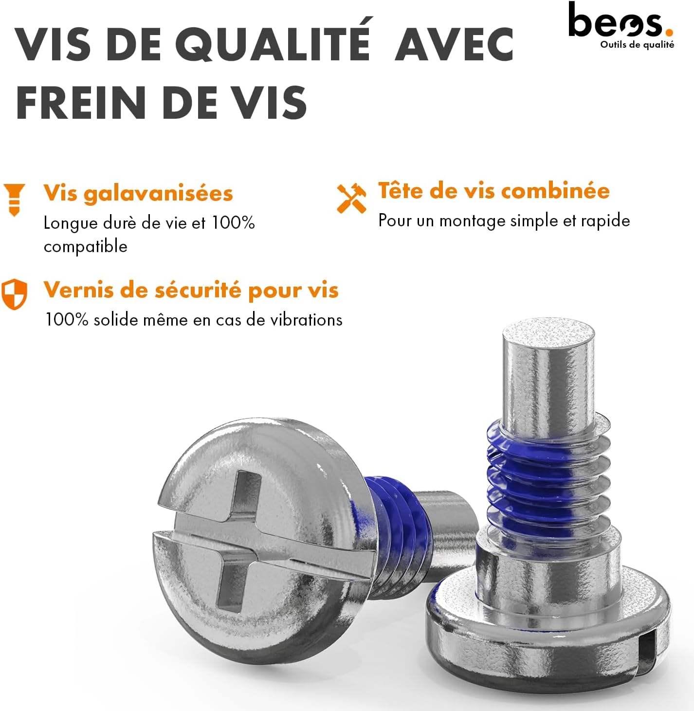 Thumbnail 3 de BEOS 36 x Lames de Rechange Premium Titan avec vis de sécurité pour Mammotion (LUBA, LUBA 2, YUKA, LUBA Mini & YUKA Mini)