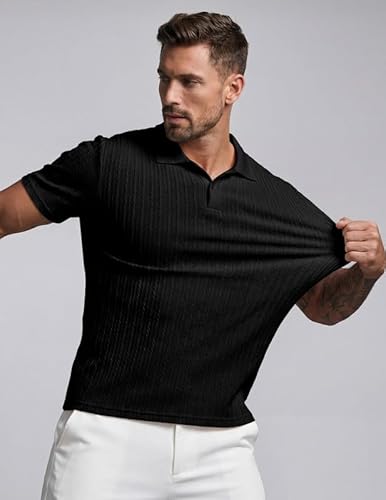Thumbnail 4 de Elegancity Herren Poloshirt Kurzarm Einfarbig Strick – Regular Fit, S–3XL