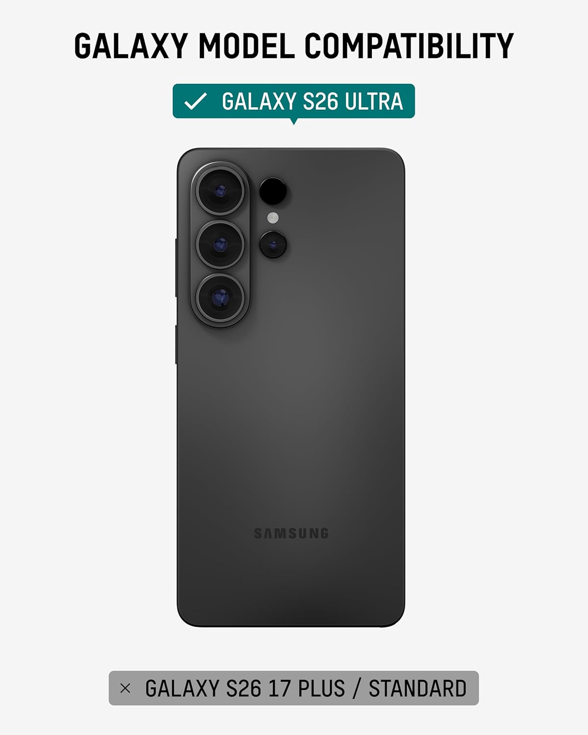 Thumbnail 6 de Mous Galaxy S26 Ultra Case with MagSafe & Qi2 – shockproof protection, full camera coverage, black leather finish