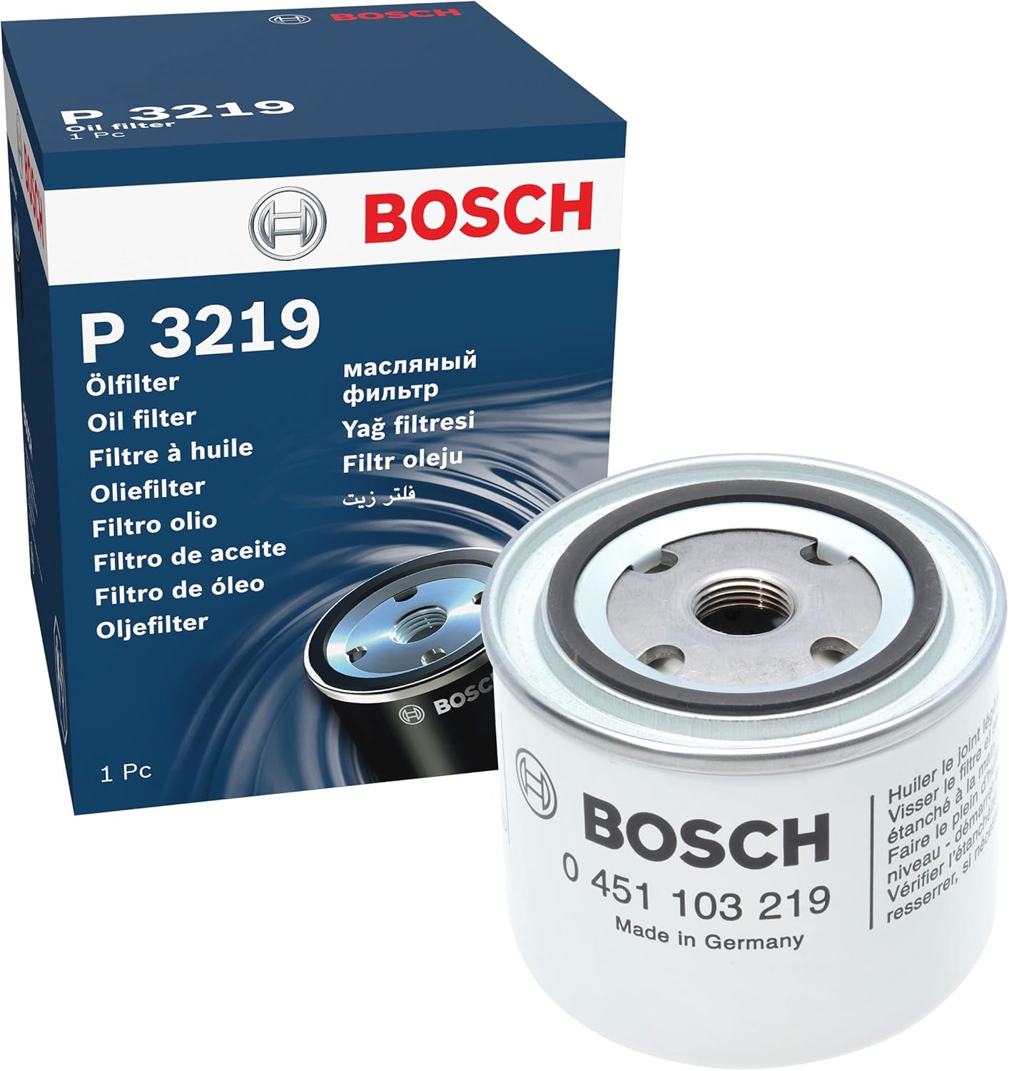 Detalle de Bosch P3219 - Filtre à huile auto