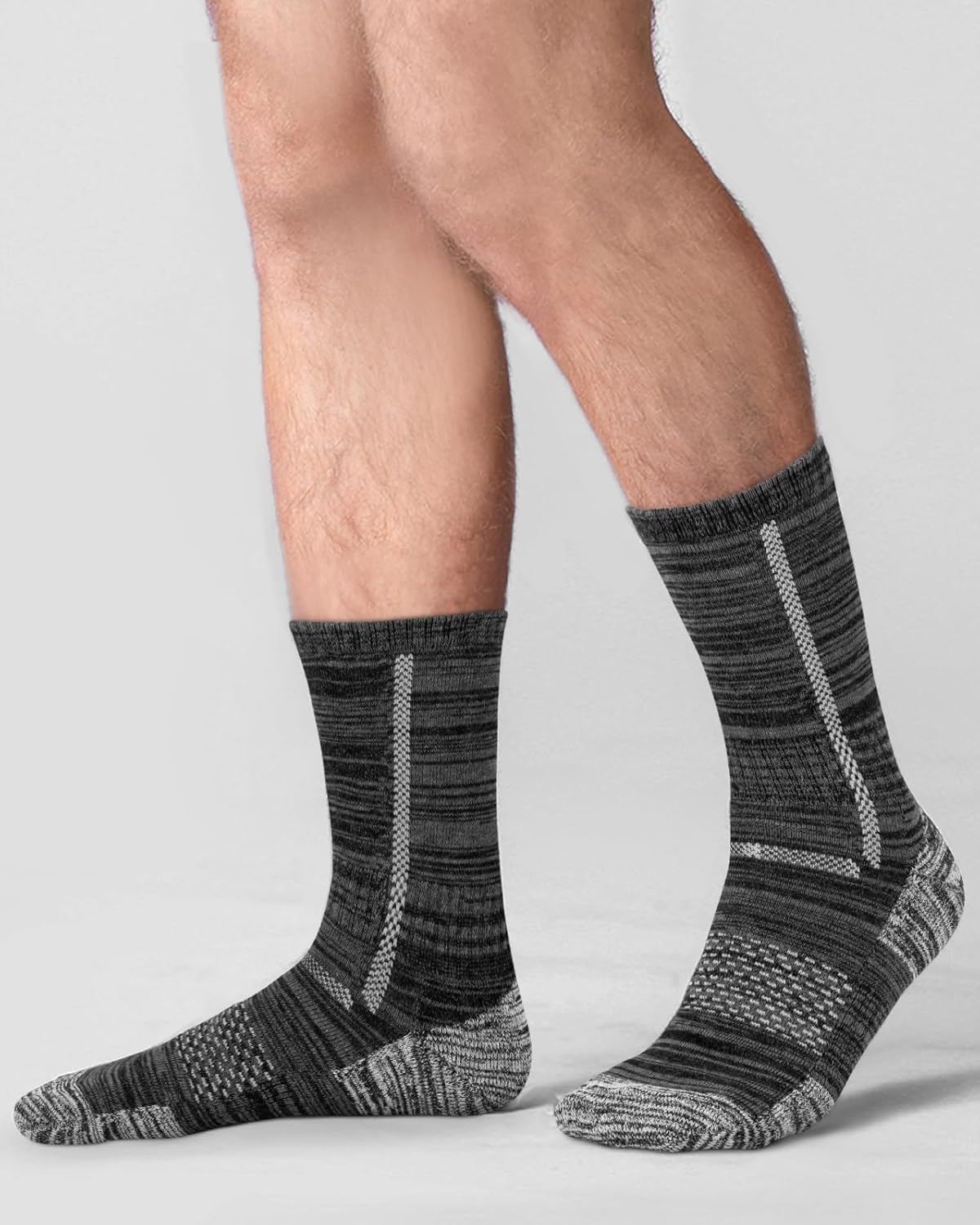 Thumbnail 1 de Niorasen Men's Cotton Crew Socks, 5 Pairs