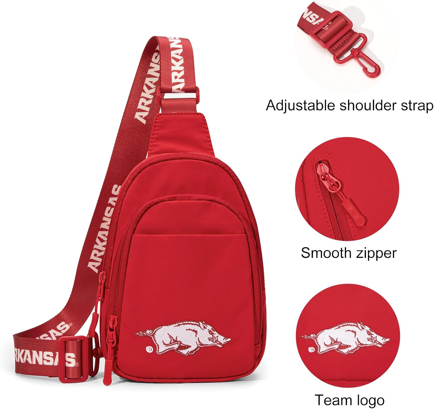 Thumbnail 2 de Montana West Arkansas Sling Bag for Women & Men (NC-AFU018BDY) — Quilted Crossbody with Convertible Strap