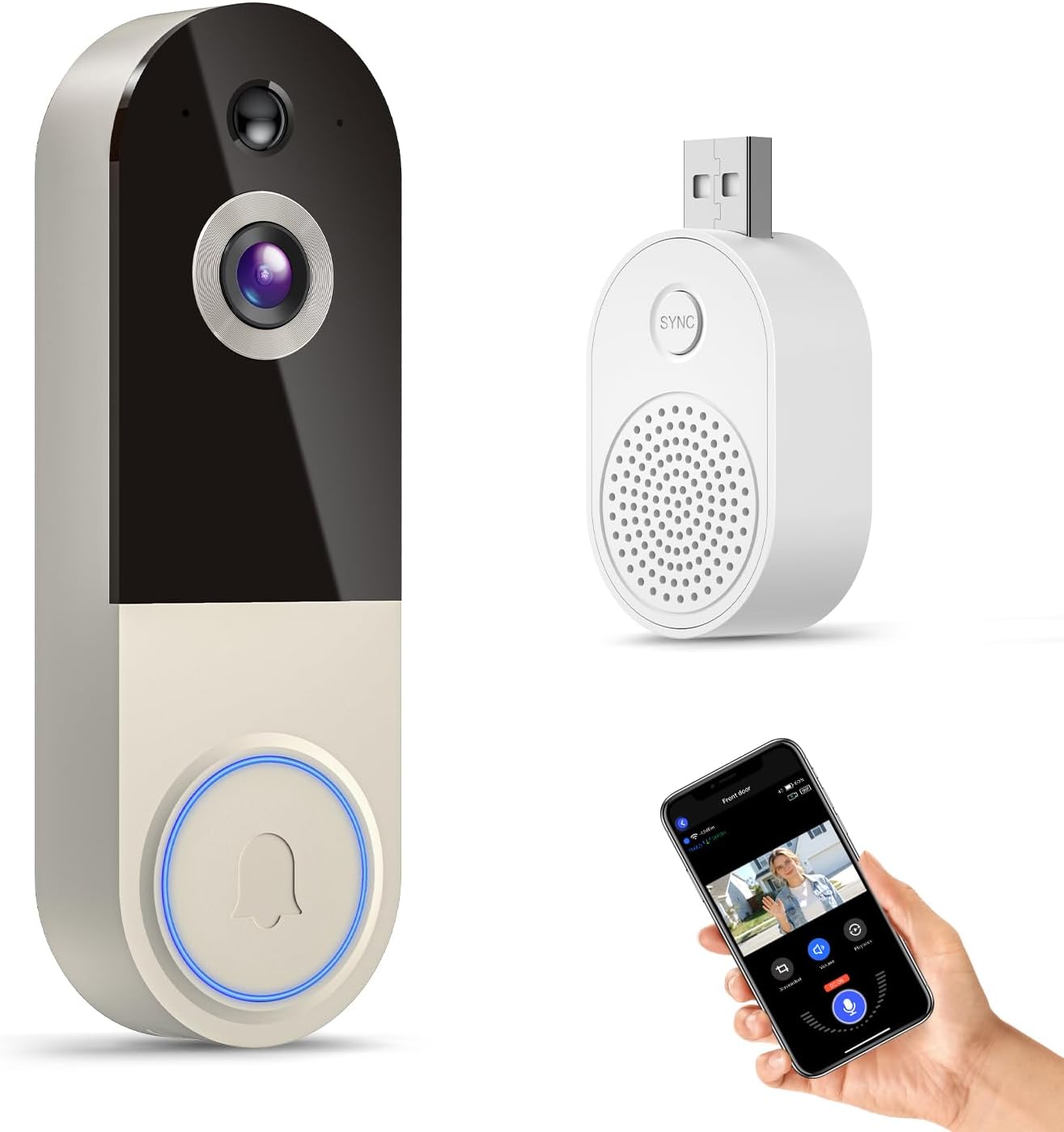 Detalle de VanaOrbi 1080P Video Doorbell