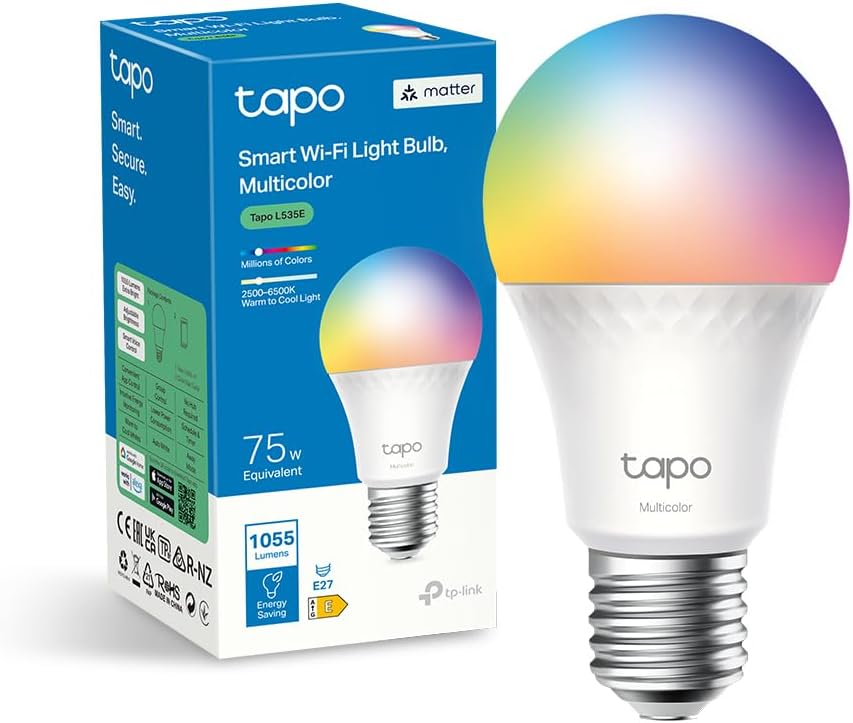 Detalle de Tapo L535E Lampadina LED WiFi E27 1055 lm