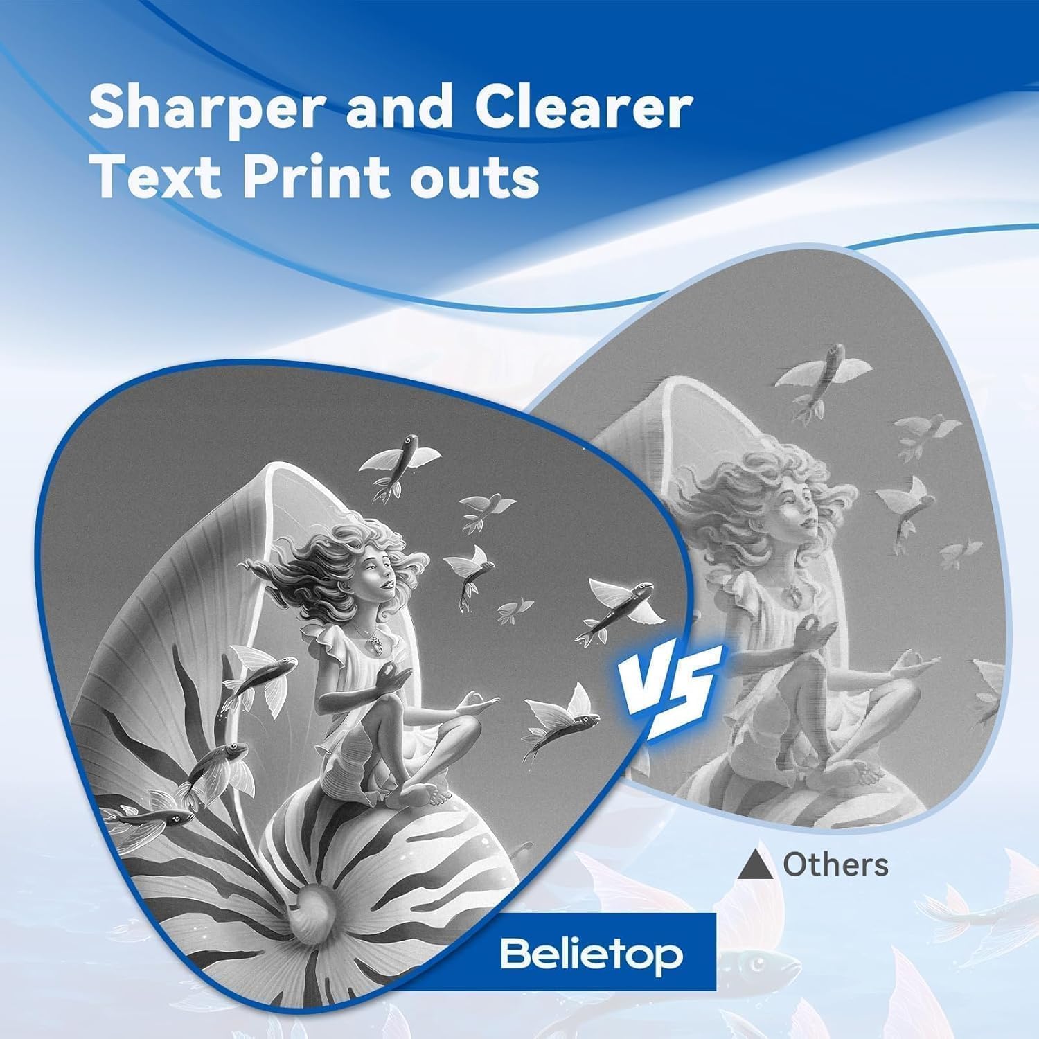 Thumbnail 5 de Belietop TN830XL Toner Cartridge 4-Pack, Black, Up to 3,000 Pages Each