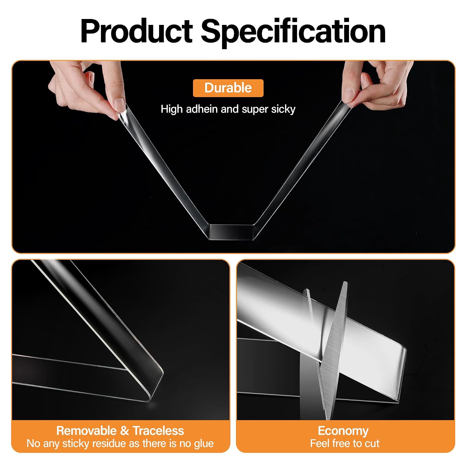 Detalle 1 de kinkaivy 10M Doppelseitiges Klebeband 3 cm đ§·