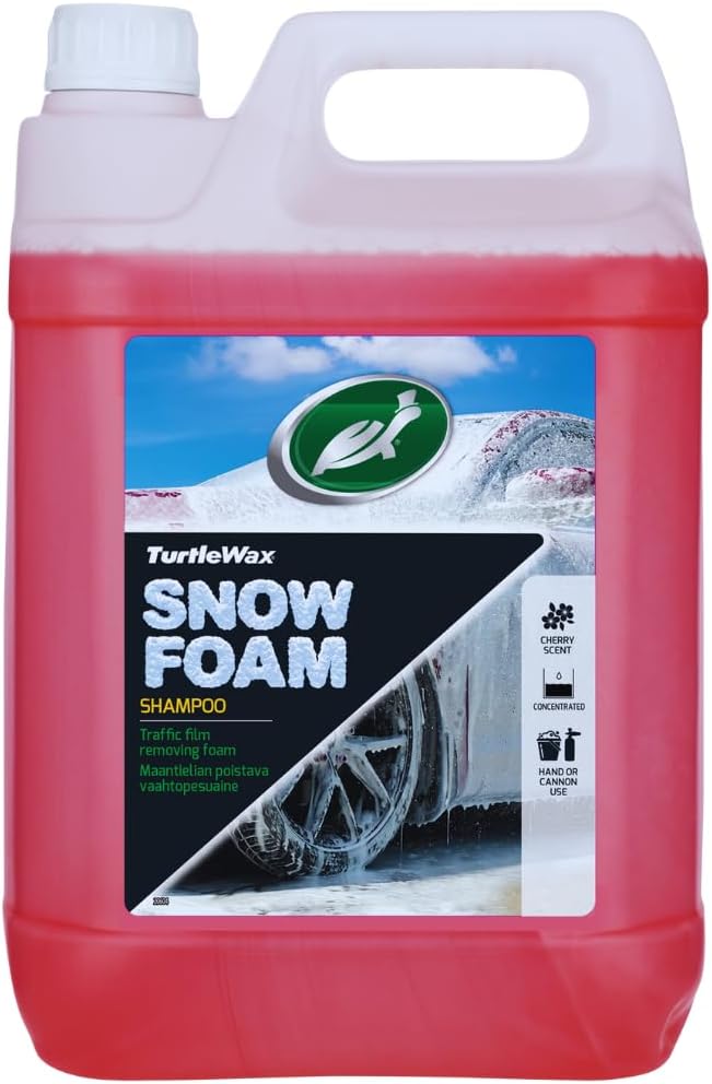 Thumbnail 1 de Turtle Wax Snow Foam Thick, pH Balanced Car Shampoo (2 x 5L) – Cherry Scent
