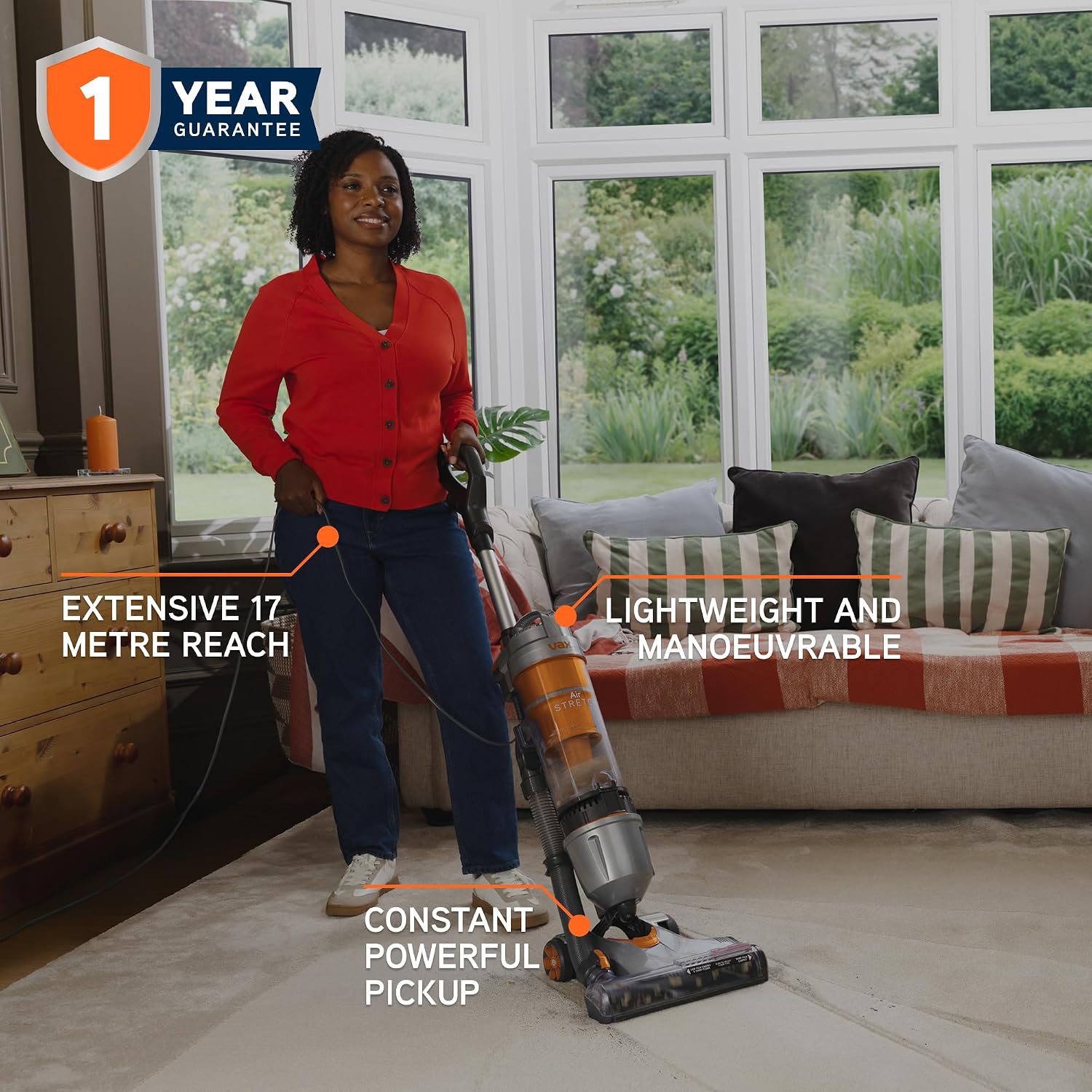 Detalle de Vax Air Stretch upright vacuum, 820W