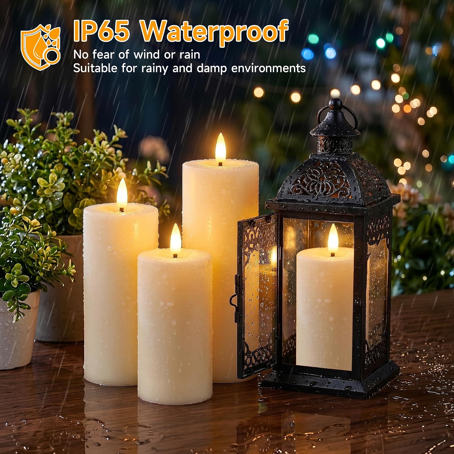 Thumbnail 1 de Dehobo Candele Led Oscillanti IP65 – Set da 6 Candeline LED con Fiamma Realistica, Telecomando e Timer