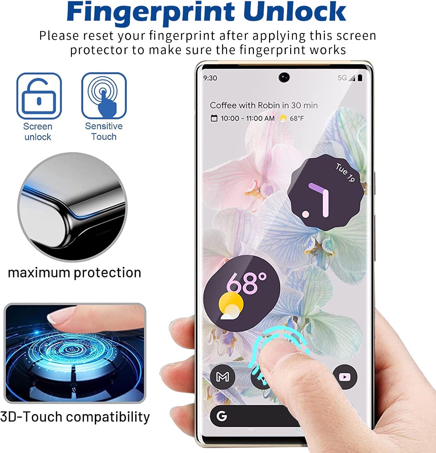 Detalle de Google Screen Protector for Pixel 6 Pro