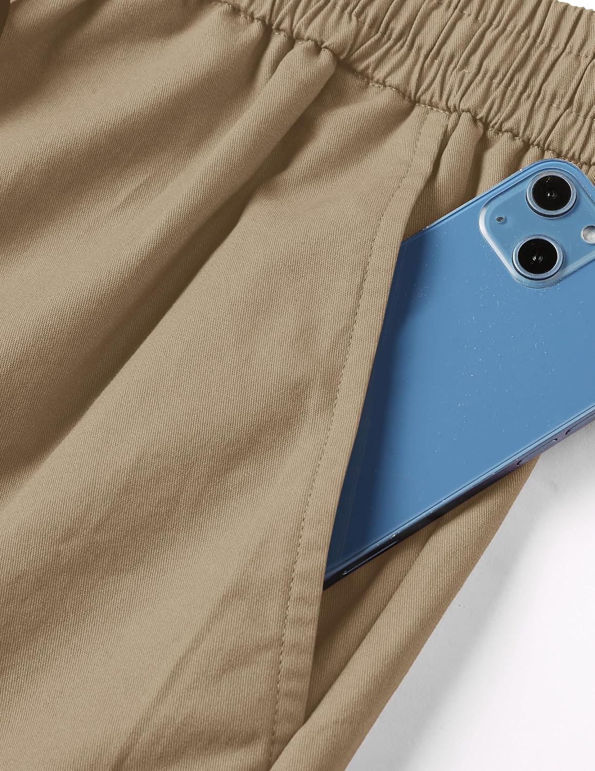 Detalle de TARAINYA Pantaloncini da Uomo in Cotone: comodità daily per corsa, turismo e pendolarismo
