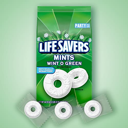 Thumbnail 3 de LIFE SAVERS Wint-O-Green Breath Mint Bulk Hard Candy — Party Size (44.93 oz Bag)