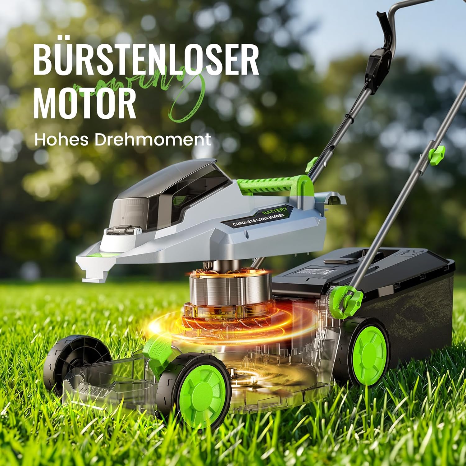 Thumbnail 4 de ETOOLAB Akku-Rasenmäher 40V (2x20V) 33 cm – bis 280 m², Brushless, Mulch-Kit