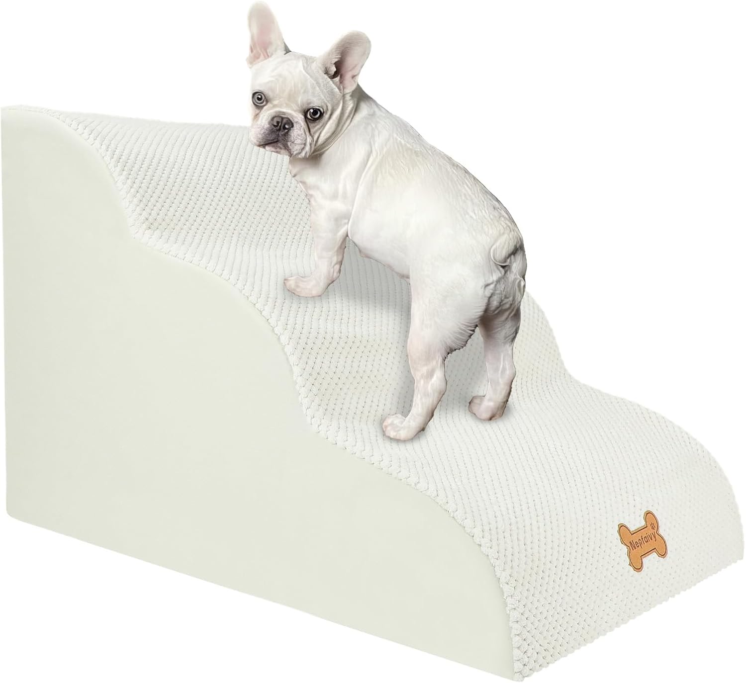 Detalle de Nepfaivy Dog Steps 3-Step Ramp 60x40x40cm