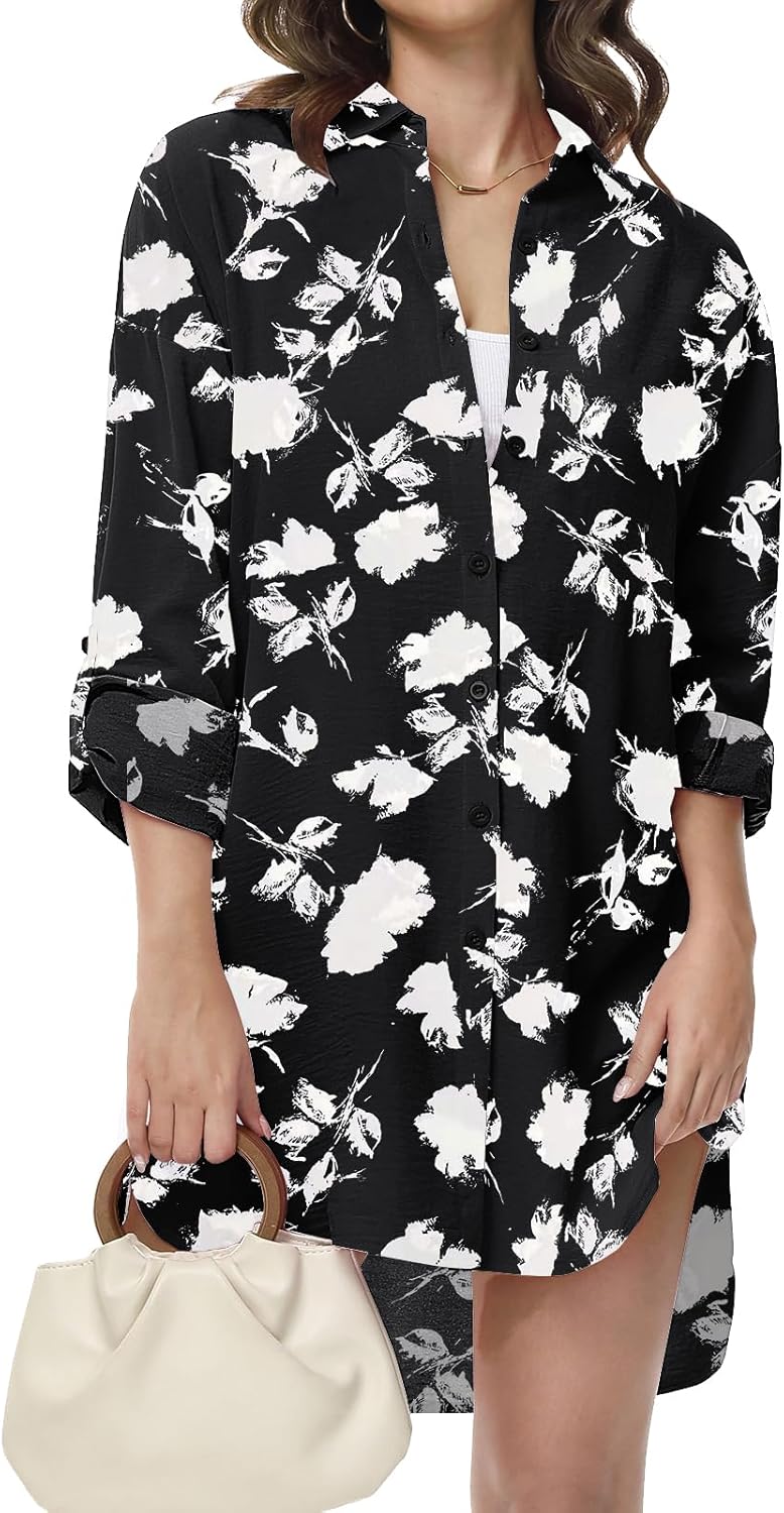 Thumbnail 6 de Tanmolo Bluse V‑Ausschnitt Langarm