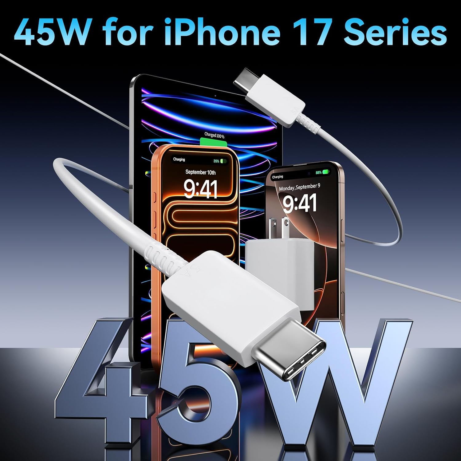 Detalle 2 de iPhone 17 Pro Max 45W Fast Charger