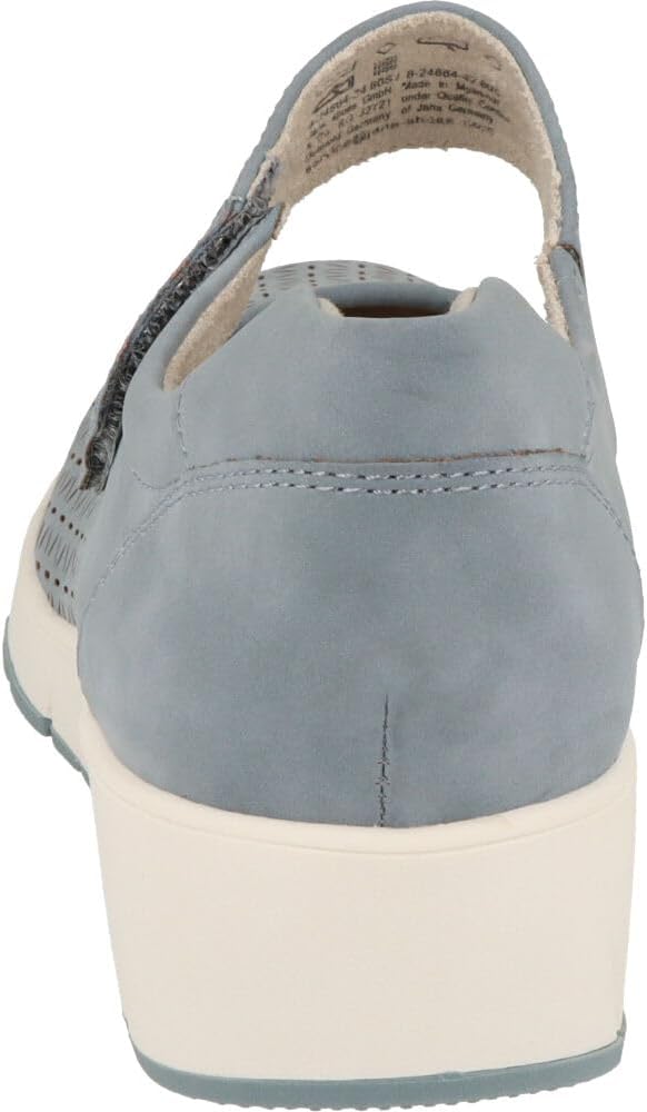 Detalle de Jana Mocassins Femme déperlants Vegan – confort et élégance pour pieds larges