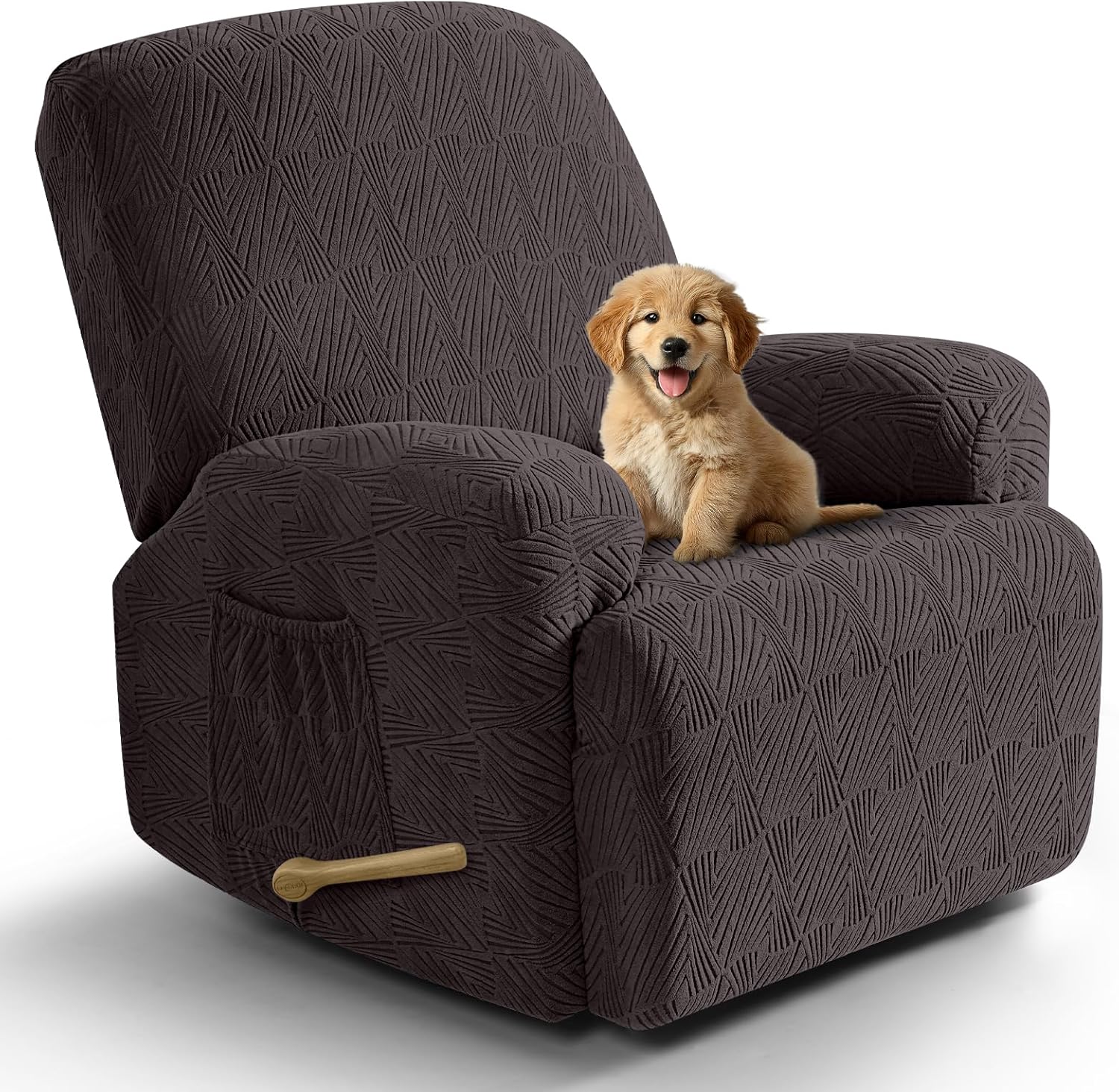 Detalle de VANSOFY Recliner Chair Cover, 4-Piece