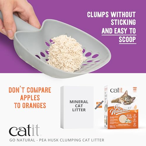 Thumbnail 3 de Catit Go Natural Vanilla Scented Pea Husk Clumping Cat Litter – 5.6kg (2 x 2.8kg)