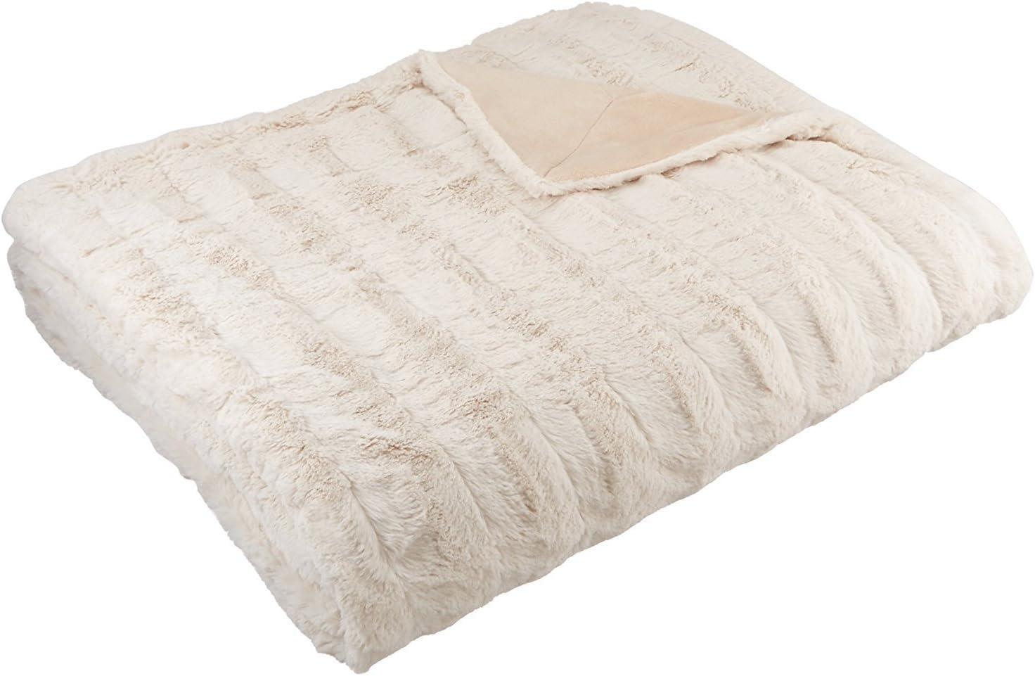 Amazon Basics – narzuta ze sztucznego futra 150 x 200 cm, nieocieplana
