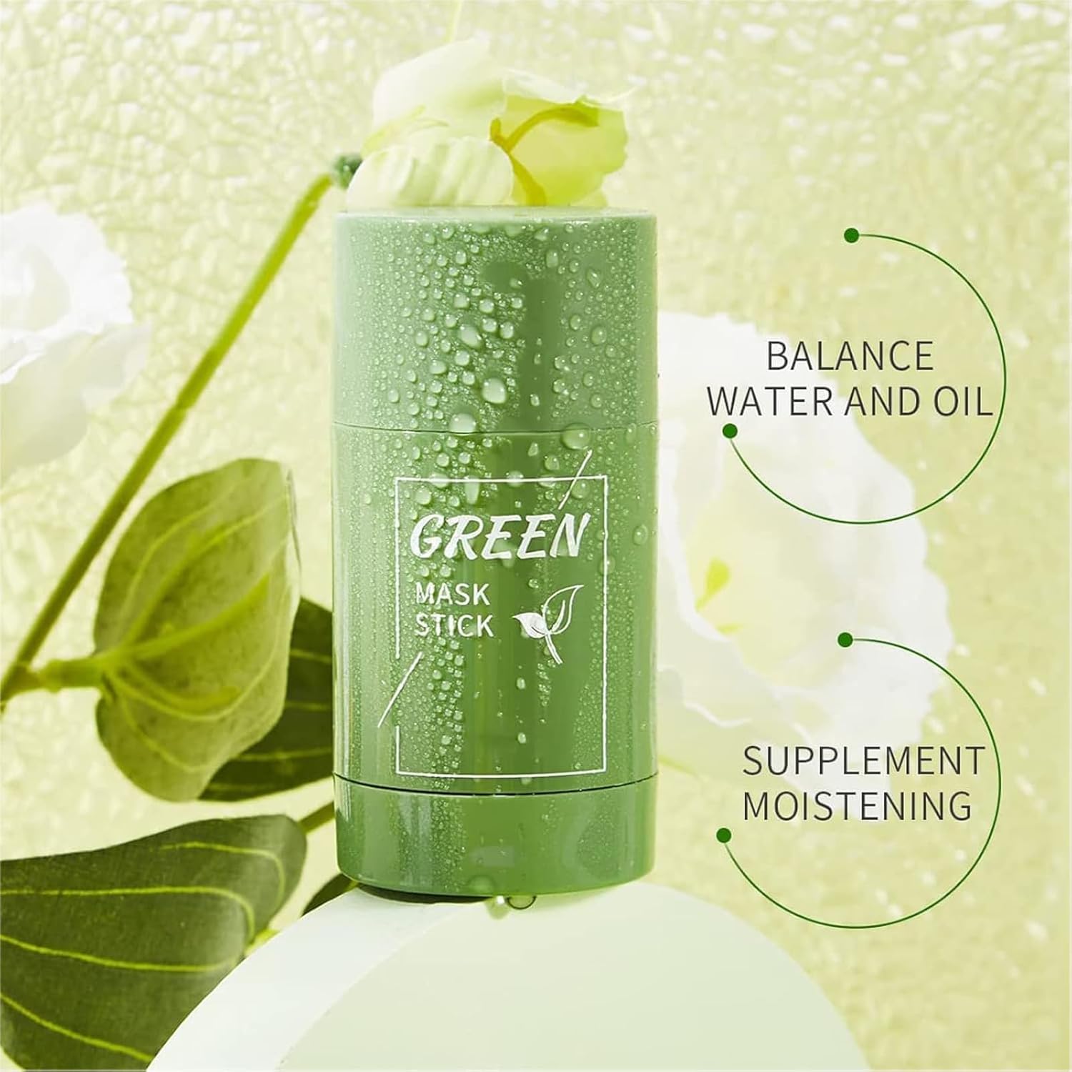 Detalle de 2er-Set Green Tea Mask Stick: Grüne Tee Gesichtsmaske mit Tonerde für Tiefenreinigung