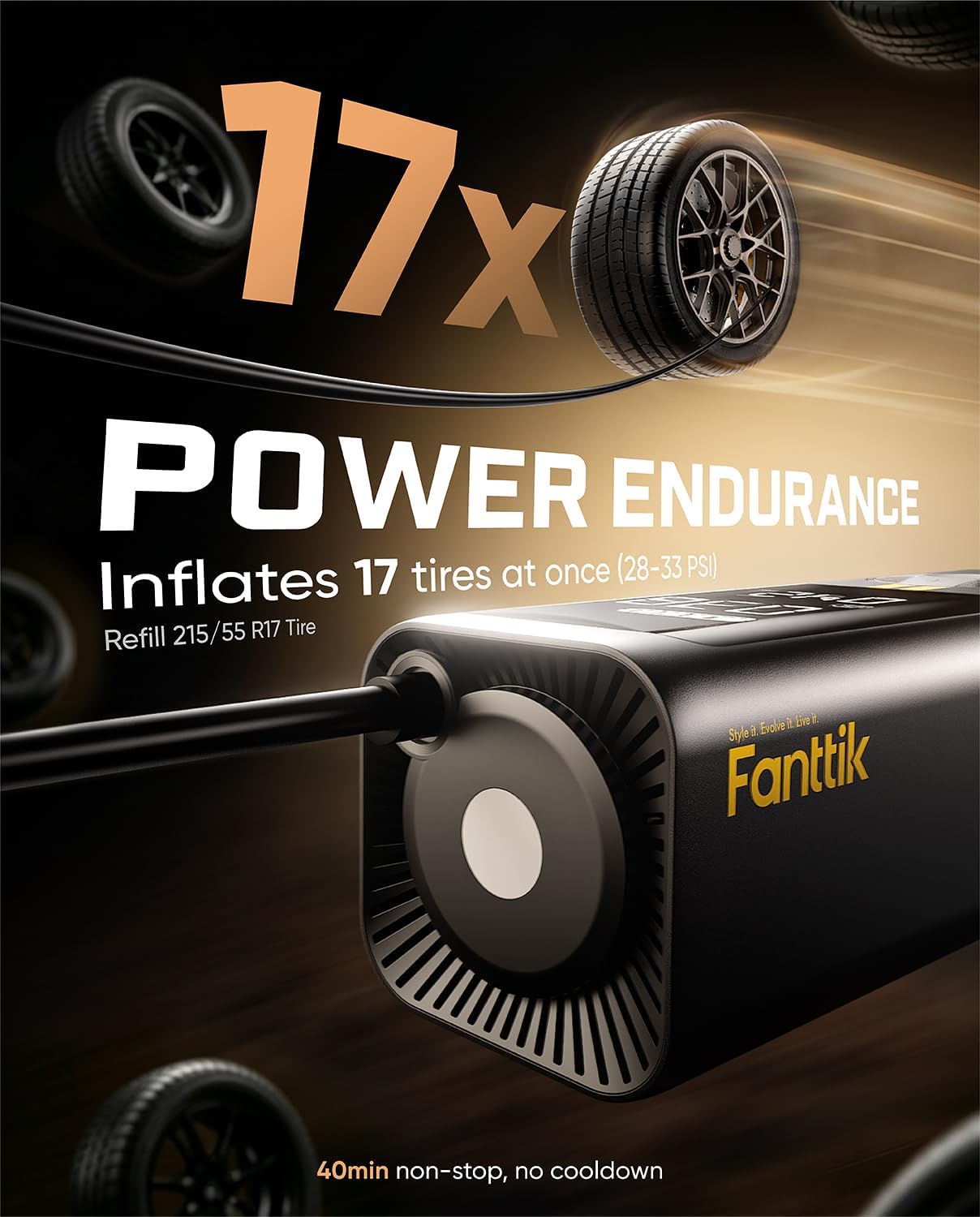 Thumbnail 3 de Fanttik X8 APEX Tire Inflator 150 PSI
