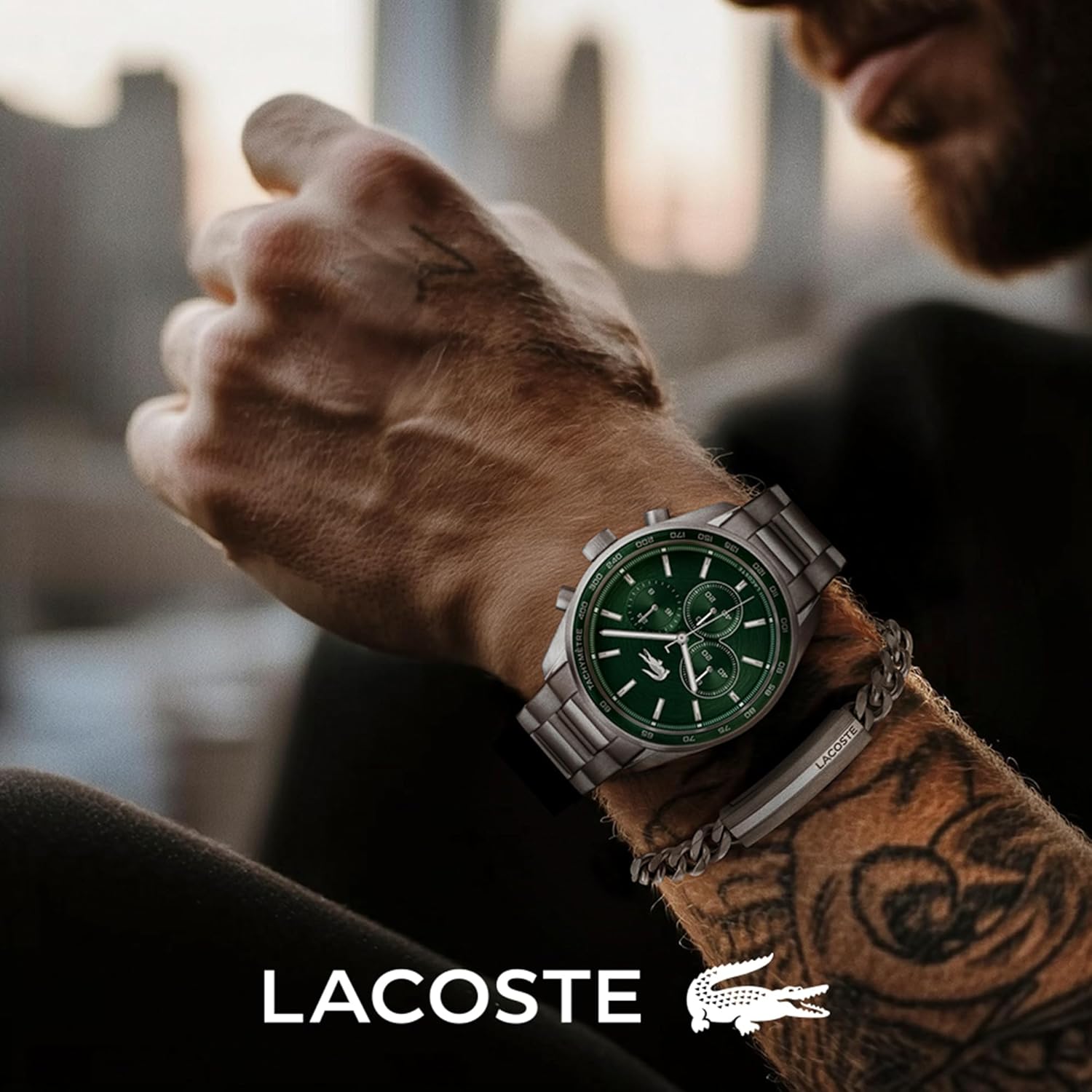 Thumbnail 1 de Lacoste Adventurer Gliederarmband Edelstahl 19 cm