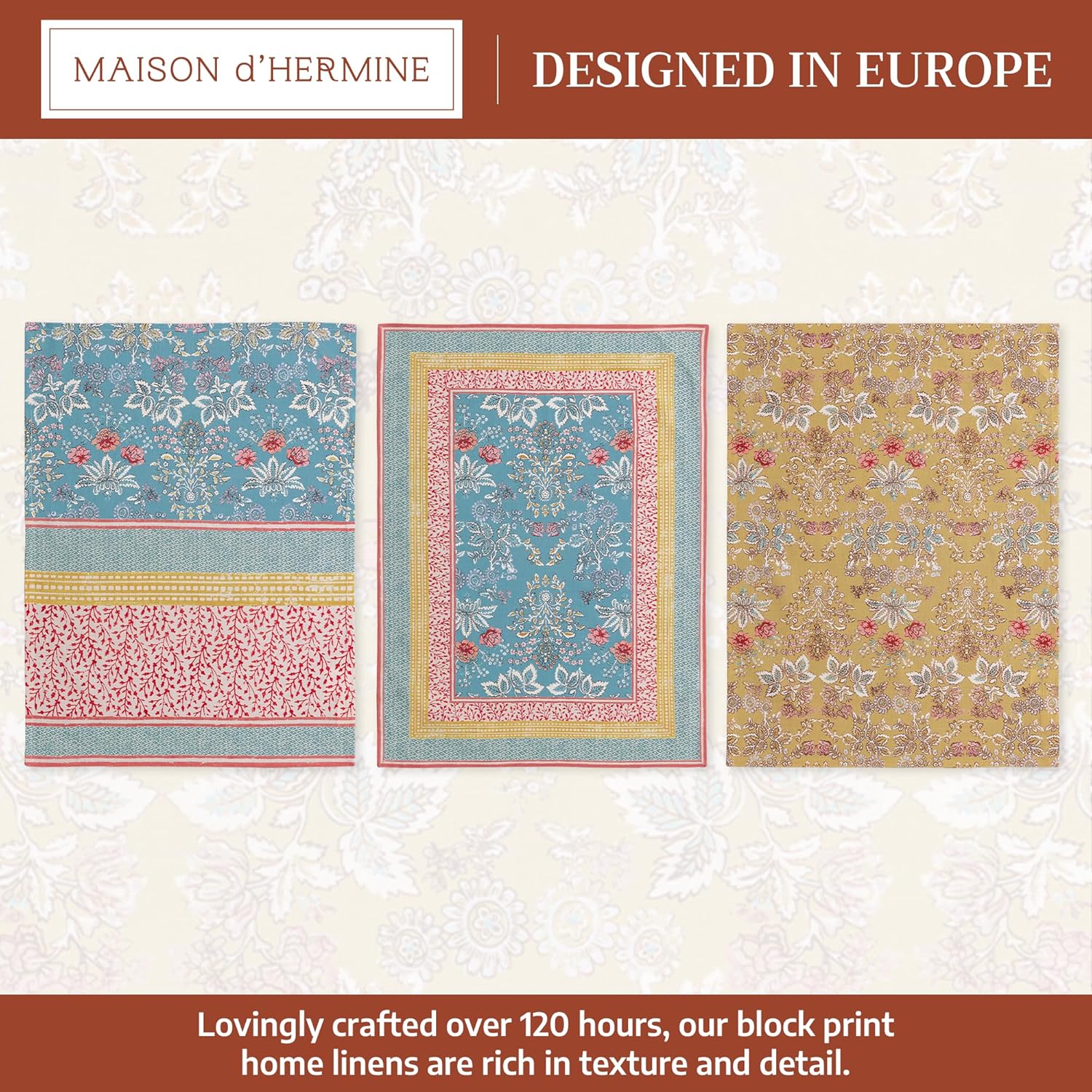 Detalle 2 de Maison d'Hermine Kitchen Towels Set of 3