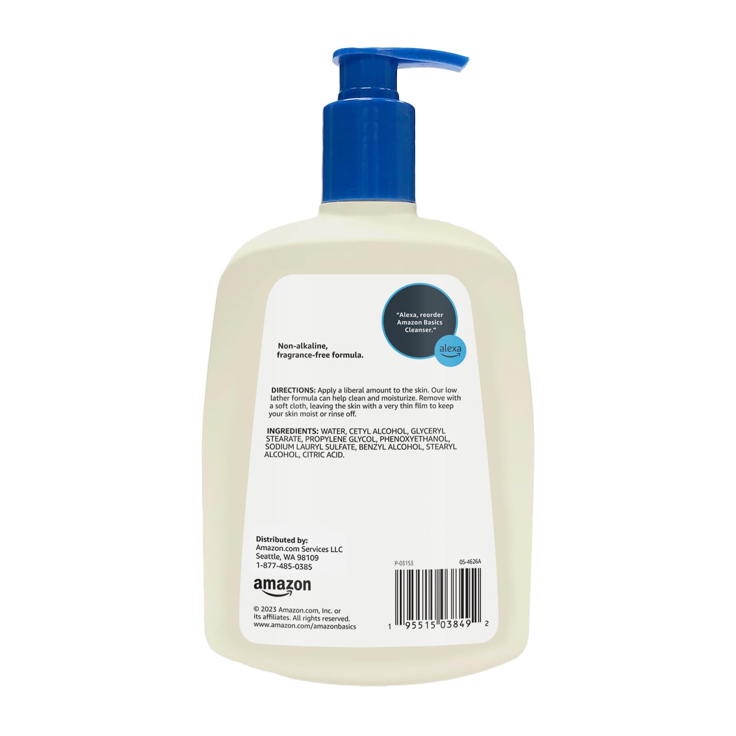 Thumbnail 1 de Amazon Basics Daily Facial Cleanser (Fragrance-Free) — Unscented Gentle Face Wash, 16 fl oz