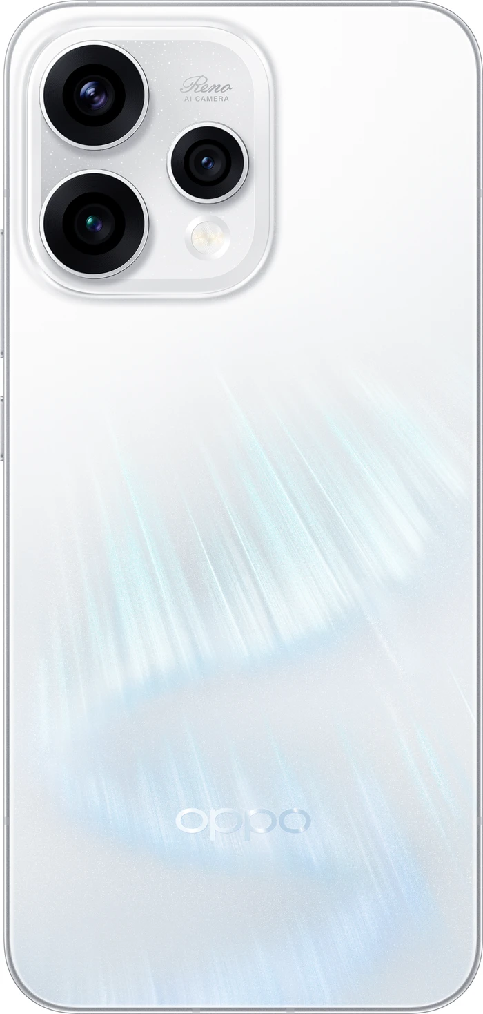 Thumbnail 2 de OPPO Reno15 512 GB Weiß 5G – Mittelklasse-Smartphone mit 512-GB-Speicher und 4K-Video