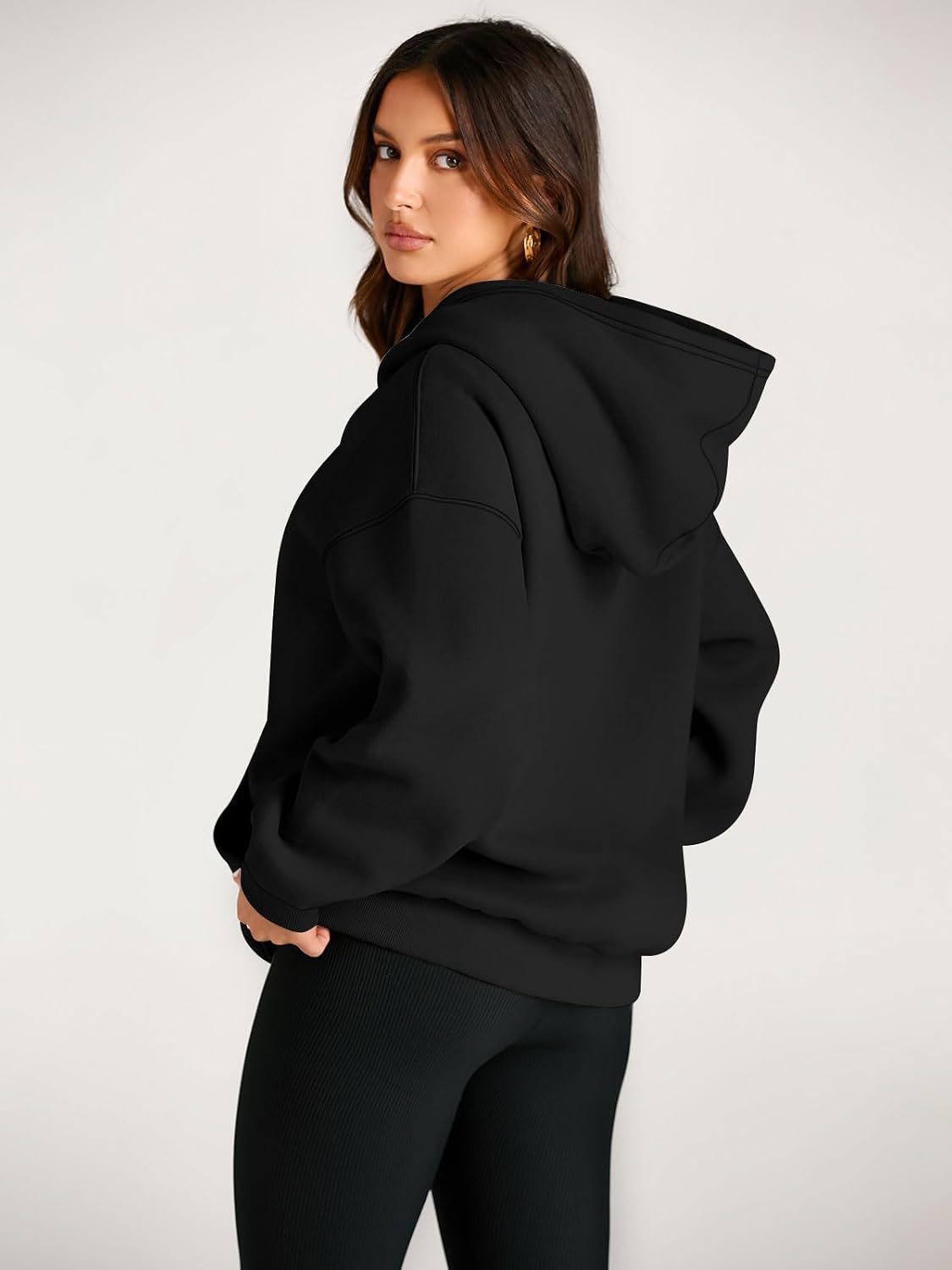 Detalle 2 de EFAN Women's Fleece Hoodie Cotton-Polyester Blend