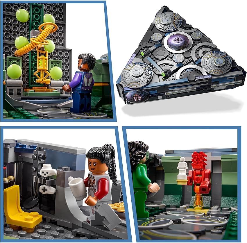 Detalle de LEGO 76156 Ascenso de Domo — nave espacial de Los Eternos